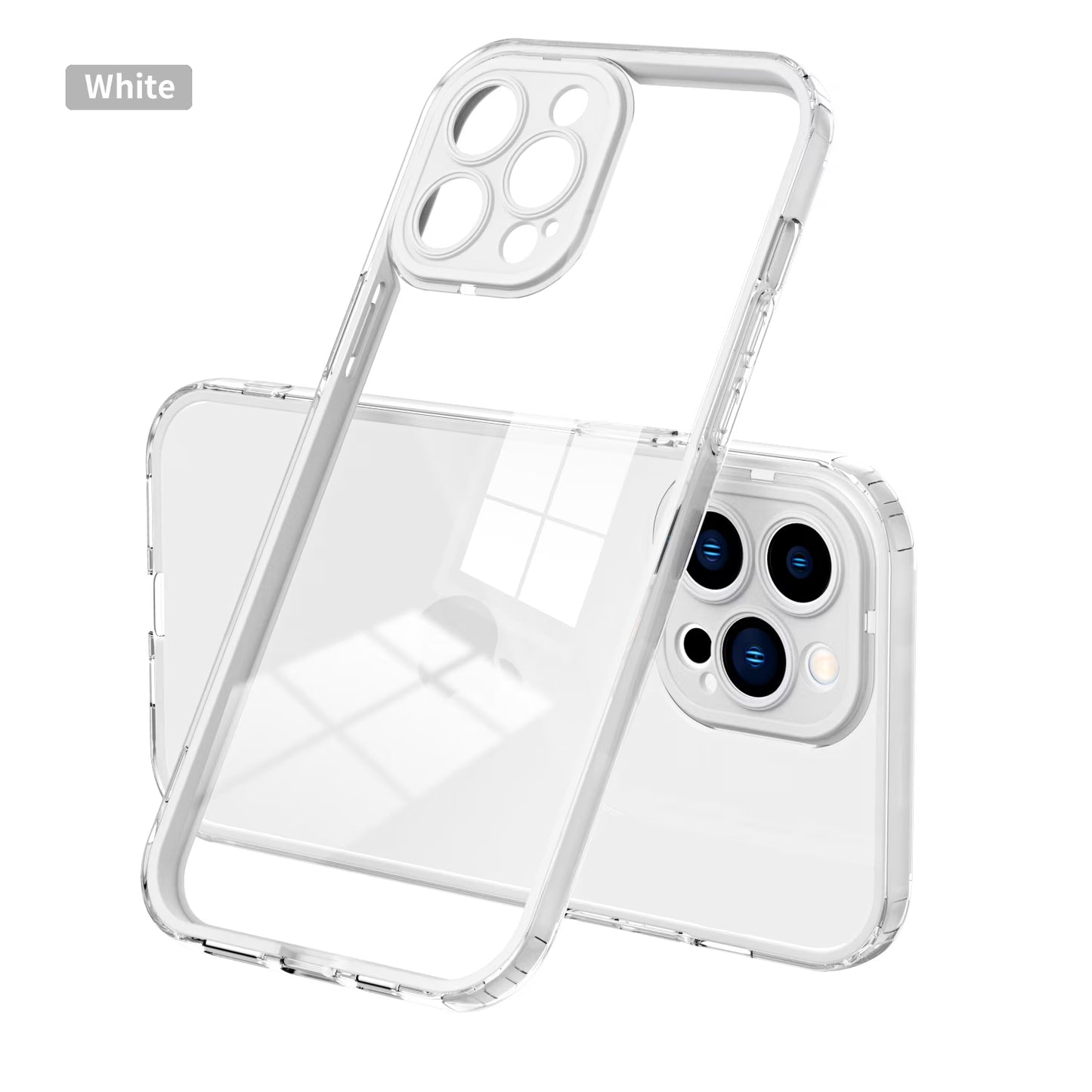 Transparent Back Cover – Slim & Shockproof